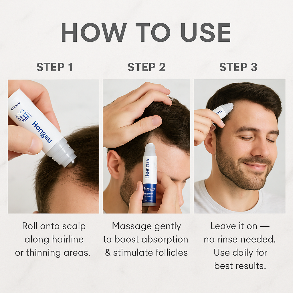 Roll-on Hair Growth Serum